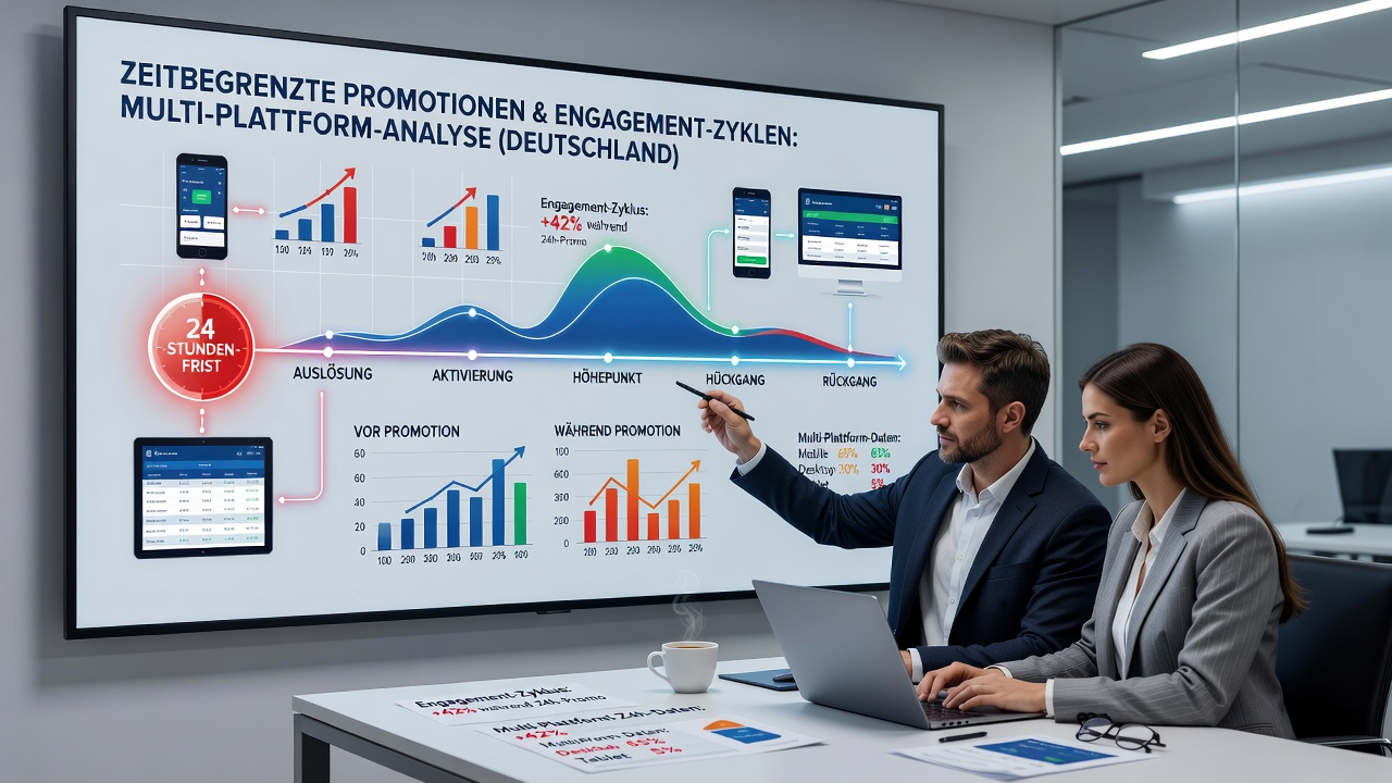 Analyse von Multi-Plattform-Engagement durch zeitlich begrenzte Aktionen in der deutschen Glücksspielbranche
