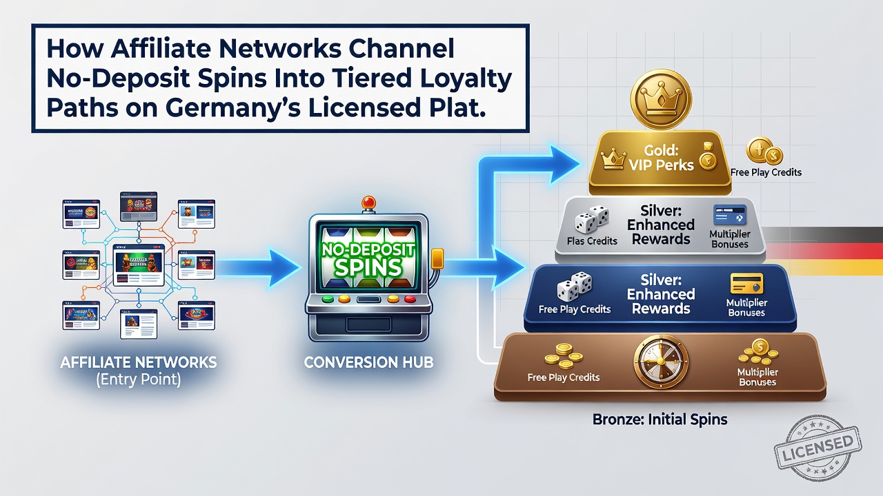 Gestaffelte Treuepfade und Affiliate-Integration auf lizenzierten Plattformen
